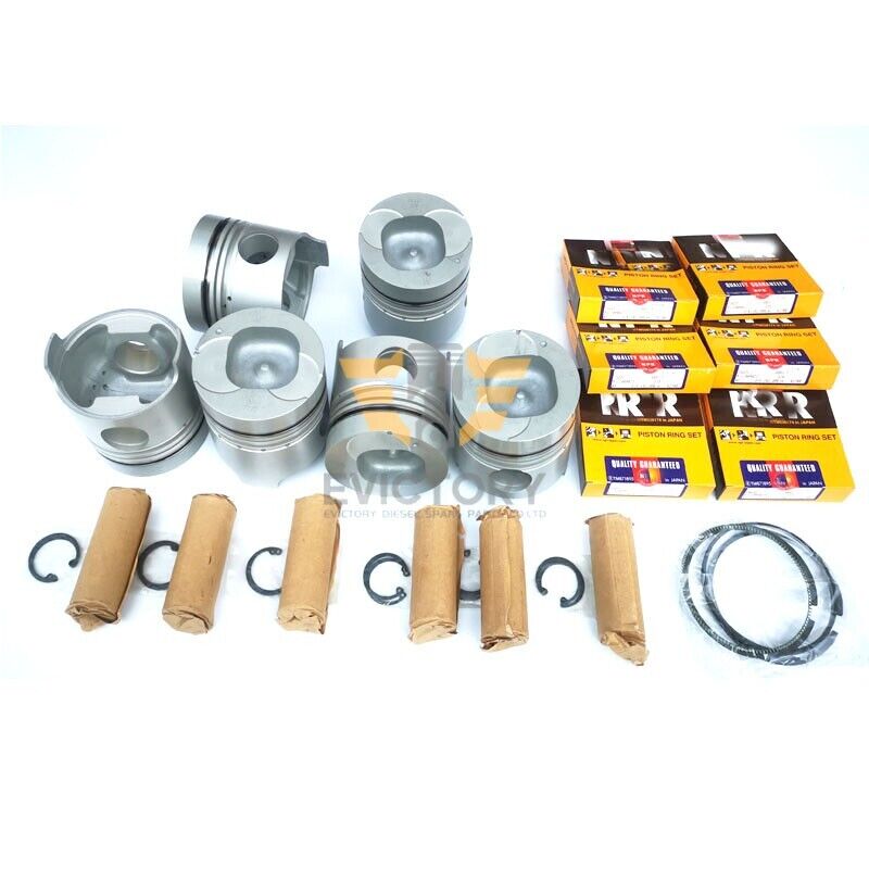 For Isuzu 6BG1-TC 6BG1T rebuild kit piston ring main conrod gasket all bearing