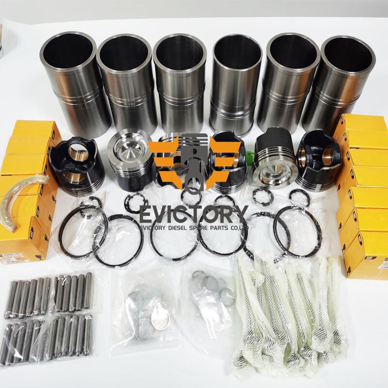 For Caterpillar excavator C-13 C13 overhaul rebuild kit +valve+guide+seat