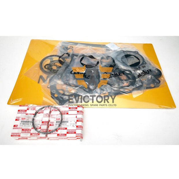 For Isuzu 4JJ1 4JJ1X 4JJ1T rebuild kit piston ring cylinder gasket kit