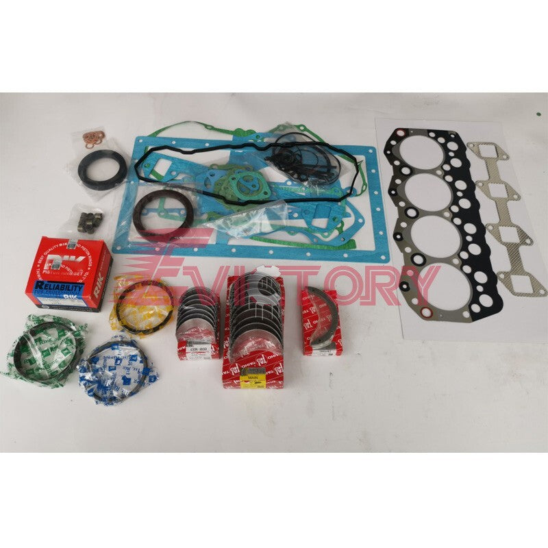 For Caterpillar C3.4 3044C cylinder head assy + gasket + bearing + piston ring