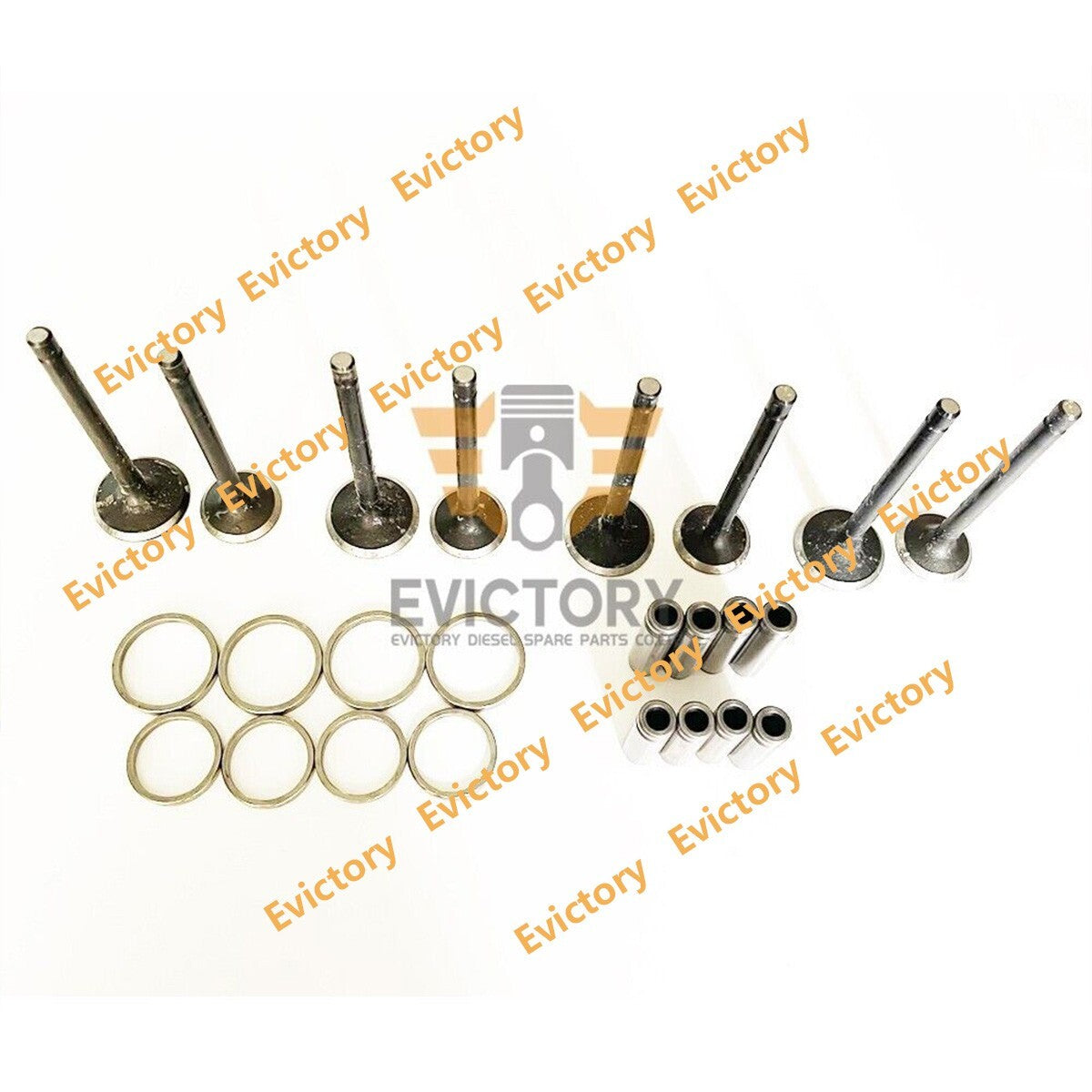 For KUBOTA engine V2003 V2003M rebuild kit valve piston liner gasket bearing