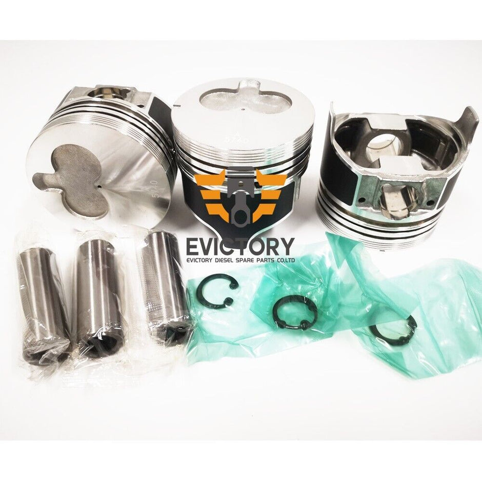 For ISUZU excavator 3LB1 rebuild kit piston ring head gasket main conrod bearing