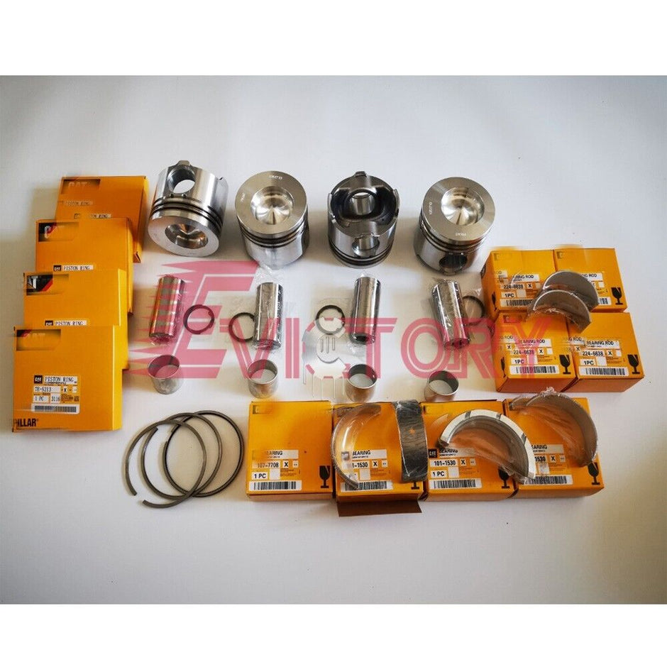 for caterpillar 3114 overhaul rebuild kit piston ring gasket bearing