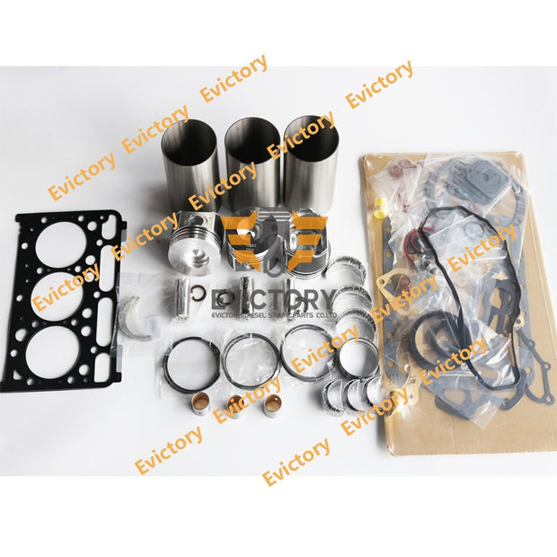 For KUBOTA engine D1803 rebuild overhaul kit valves piston liner gasket bearing