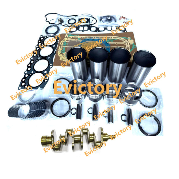 for ISUZU C240 C240PJK Crankshaft + pistons + ring + liner + bearing + gaskets