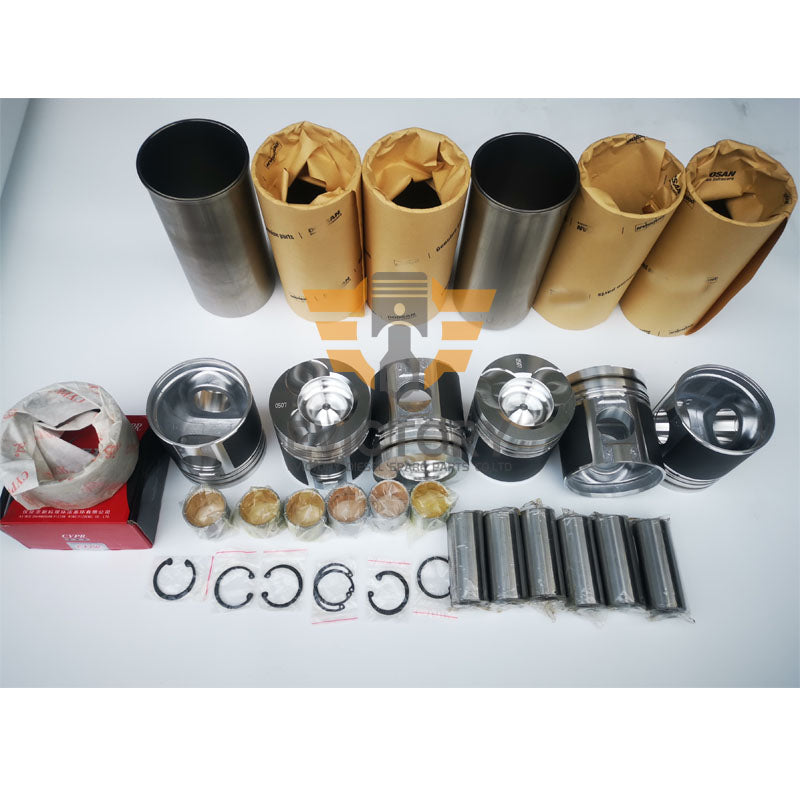 D1146 D1146-T D1146-TI DE08 DE08TI Engine Overhaul Kits for Doosan Daewoo Generator Excavators Use