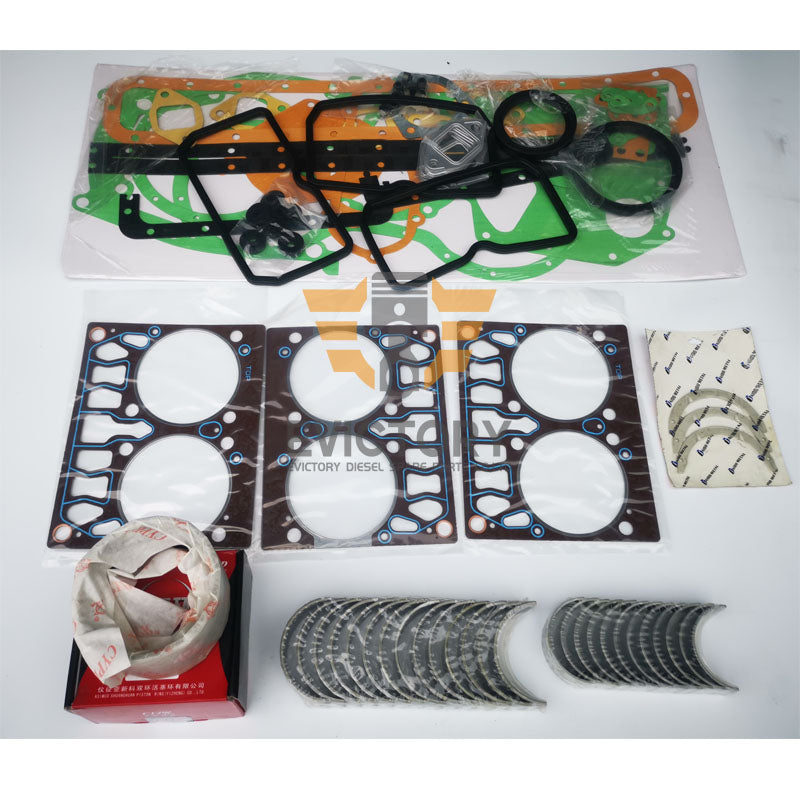 D1146 D1146-T D1146-TI DE08 DE08TI Engine Overhaul Kits for Doosan Daewoo Generator Excavators Use