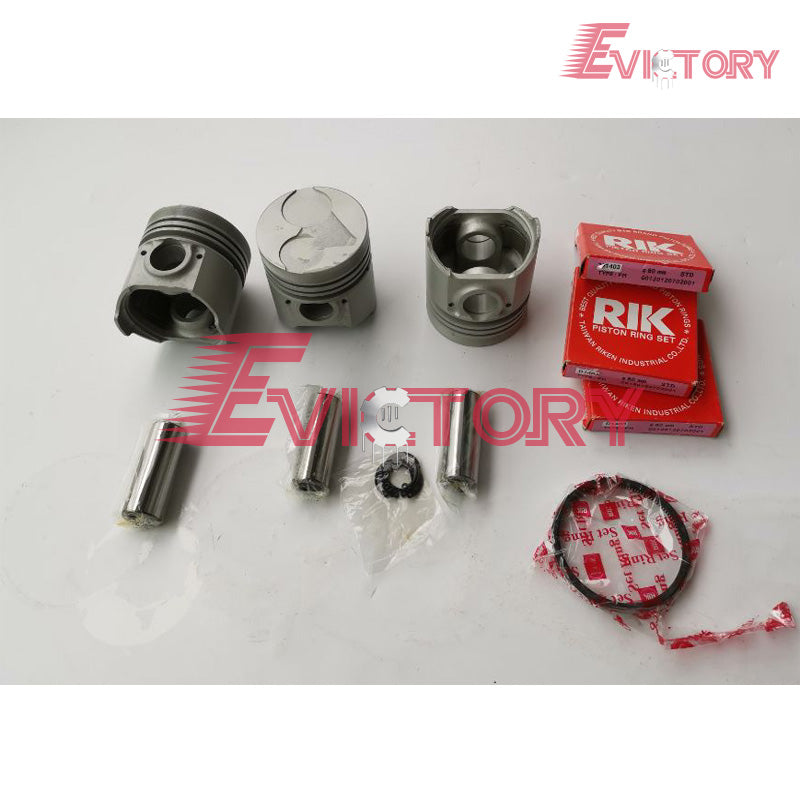 D1105 D1403 D1703 D1803 Engine Rebuild Kits + Cylinder Head For Kubota