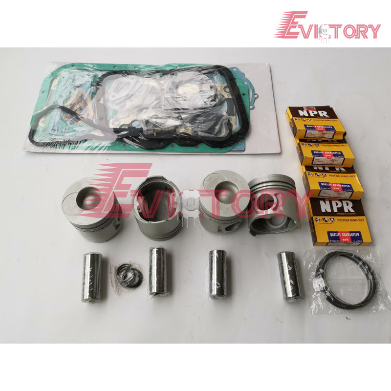 for Daewoo DB33 DB33A engine overhaul kits with water pump 1pc