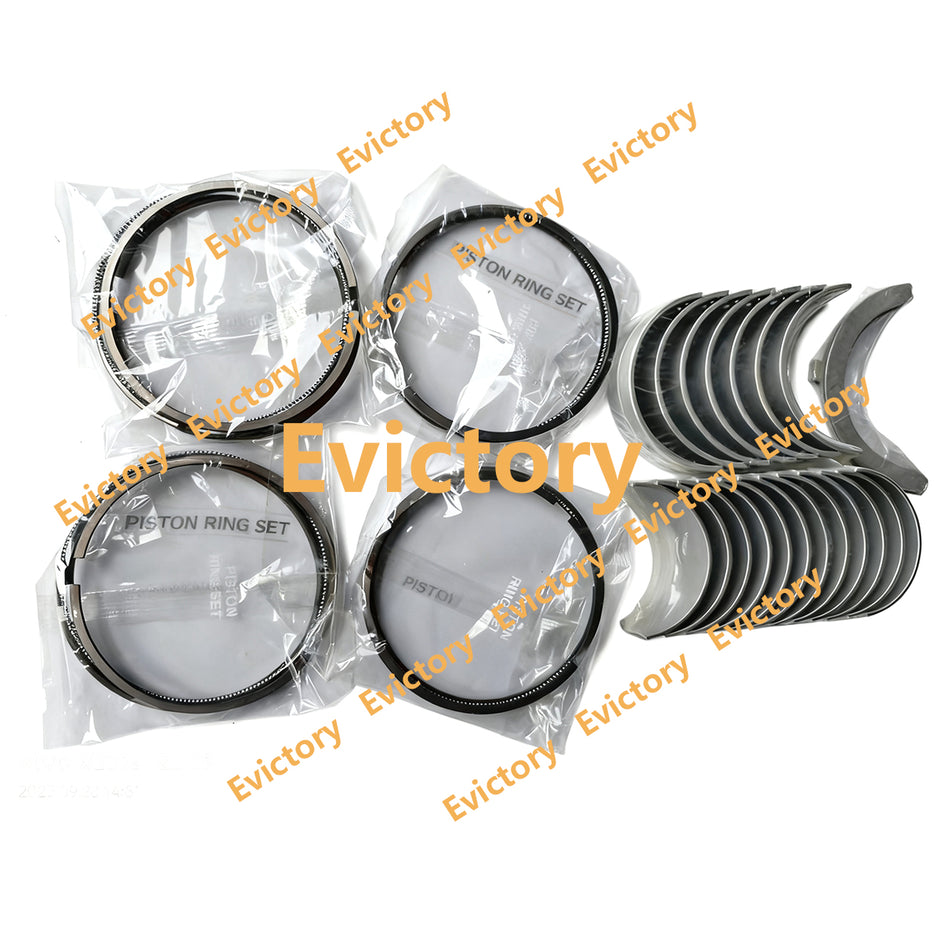 for Nissan Truck FD46 FD46-T diesel engine overhaul - pistons bearing gaskets ring set