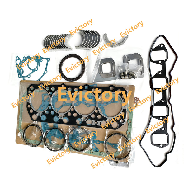 for Nissan Truck FD46 FD46-T diesel engine overhaul - pistons bearing gaskets ring set