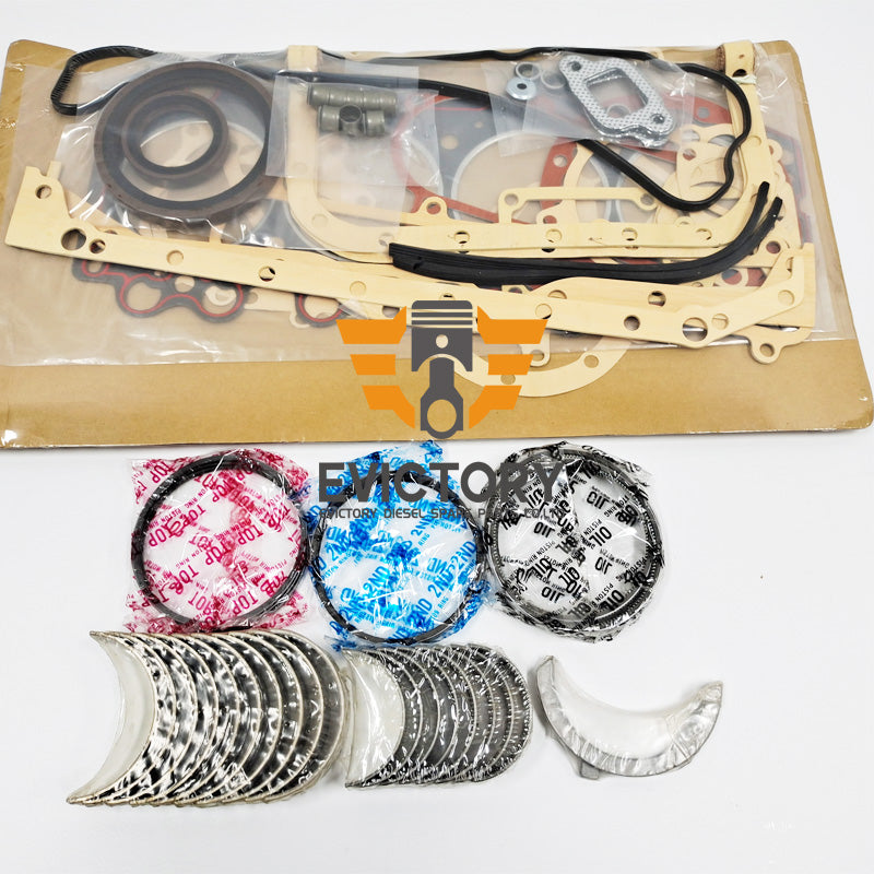for Mazda FE F2 XA HA Diesel Engine Rebuild Kits pistons ring liner bearing gaskets