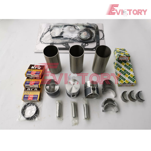 for Mitsubishi K3B K3C K3D K3E K3F K3M K3N Diesel Engine Overhaul Rebuild Kits