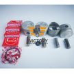 for Mitsubishi K4D K4E K4F oversize +0.50mm engine overhaul kits