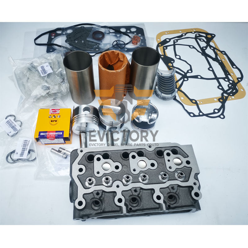 S3L S4L Engine Overhaul Rebuild Kits + crankshaft + cylinder head for Mitsubishi
