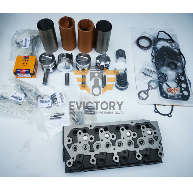 S3L S4L Engine Overhaul Rebuild Kits + crankshaft + cylinder head for Mitsubishi