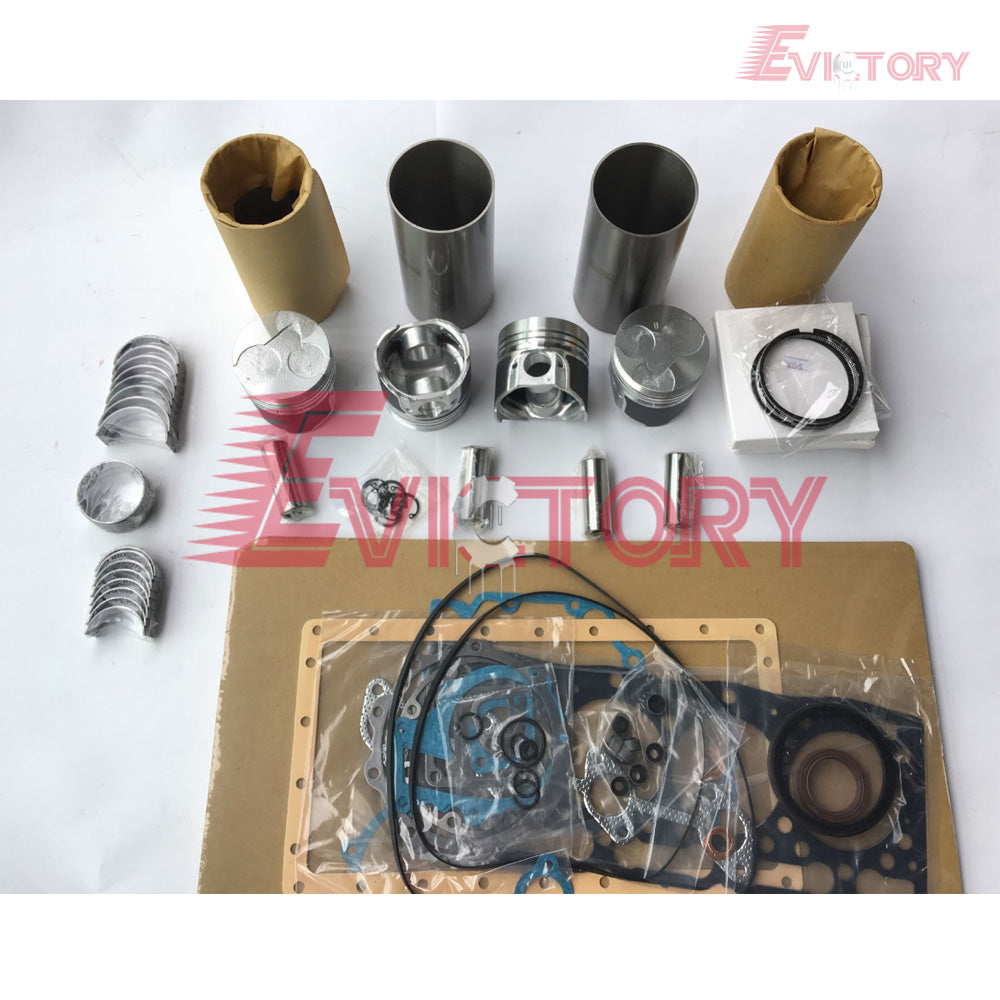 for Kubota V1505 V1305 V1702 V1902 Engine Rebuild Kits + Cylinder Head