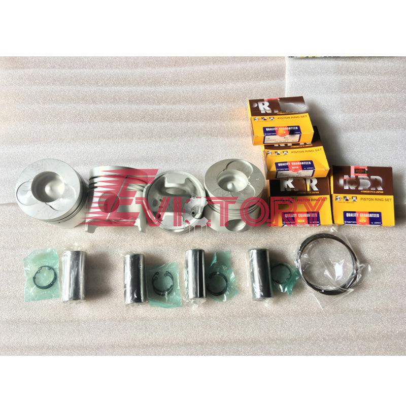 for HINO W04C W04CT engine rebuild kits - pistons + ring + liner + bearings + overhaul gasket set